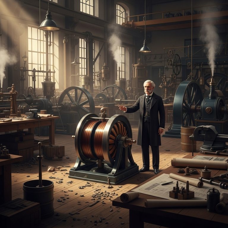 انقلاب صنعتی – ژنراتورهای دینامو (۱۸۶۶–۱۸۸۰)